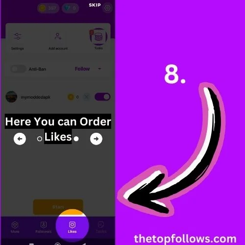 top follow apk