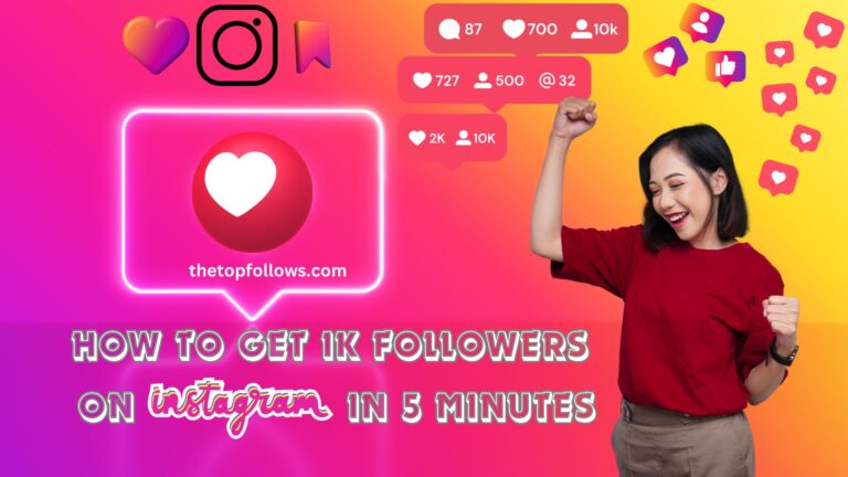 How To Get 1k Followers On INSTAGRAM In 5 Minutes With 2024 Free Guide